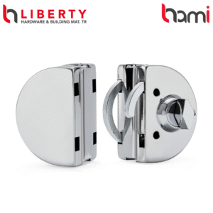 Glass to Glass Knob+Key Lock
