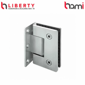 90° Wall to Glass Hinges One Side