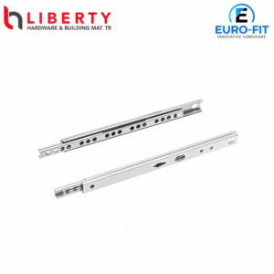 Ball Bearing Slide Slim – Non Soft Close 17mm